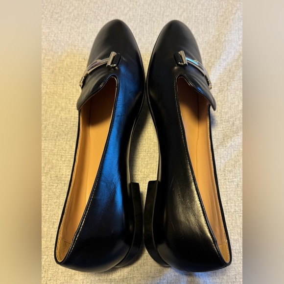 Tod's Size 41 11 Black Leather Double T Smoking Slippers - Picture 6 of 9